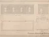 Drawing, Architectural - Plans for a Fire-Proof Comparator Room at Fort Wayne