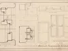 Drawing, Architectural - Plans for a Fire-Proof Comparator Room at Fort Wayne