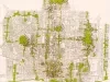 Drawing, Architectural - A Proposed Framework for the Inner City of Detroit,
Illustrating Form and Space Possibilities