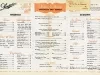 Menu - The Sanders Menu, Vol. 1, No. 7