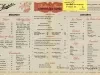 Menu - The Sanders Menu, Vol. 1, No. 16