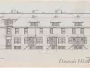 Drawing, Architectural - Rear or North Elevation