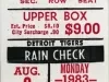 Ticket, Admission
