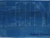 Blueprint - First Floor Plan,
Lakeshore Village Shopping Center for Milton Ratner
