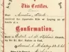 Certificate, Confirmation