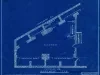 Blueprint - Drawing for the First Floor & Basement of the East End of the Reid Building, 138 Cadillac Square, Detroit, Michigan