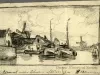 Drawing - Canal near Leiden