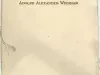 Booklet - Adolph Alexander Weinman