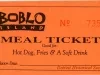 Ticket, Meal - Meal ticket