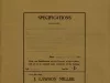 Specification - Specifications for Mr. Con [Cornelius] J. Murphy for a Brick Veneered Double Store and Two Flats Above Located on the Northwest Corner of Elmwood and Champlain Streets, Detroit, Michigan.