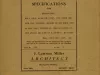 Specification - Specifications for Grabow Bros. for a Solid Brick Two Story, Four Store and Four Flat Building, Located on the North Side of Mack Avenue Between St. Jean and Gladwin Streets, Lots 5-6-7 and Part of 8, Detroit, Michigan.