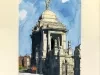 Lithograph - The Hurlbut Memorial Gate, Waterworks Park