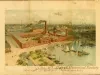 Lithograph - Parke, Davis & Co., Home Office and Laboratories