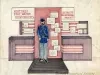 Drawing - National Bank of Detroit Proposed Fort Display