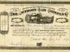 Certificate, Stock