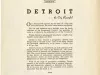 Music, Sheet - Song of Detroit