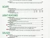 Menu - Holiday Menu