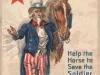 Poster - Help him to help U.S.! and 
Help the Horse to Save the Soldier.