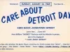 Handbill - I Care About Detroit Day