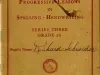 Book, Instruction - Progressive Lessons in Spelling-Handwriting