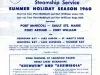 Brochure - Canadian Pacific Great Lakes Steamship Service,
Summer Holiday Season Schedule for 1960