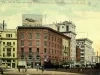Postcard - Monroe Ave. (North Side) Showing Temple Theatre and Elks Temple, Detroit, Mich.