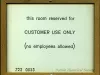 Sign, Informational