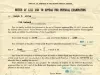 Letter, Form - Notice of Call and To Appear For Physical Examination