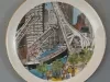 Plate, Commemorative - Great Lakes Traffic upon the Chicago River