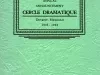 Program - Thirty-Second Annual Announcement, Cercle Dramatique
Detroit, Michigan, 1943-1944