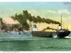 Postcard - Steamer "Greyhound" off for Toledo, Ohio, Detroit, Mich.