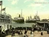 Postcard - Harbor Scene, Detroit, Mich.