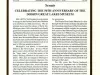 Certificate, Commemorative - Congressional Record