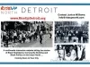 Card, Advertising - Rise Up North, Detroit