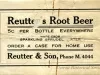 Label, Product - Reutter's Root Beer.