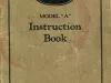 Booklet - Ford Model "A" Instruction Book