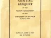 Program - Annual Banquet of he Alumni Association of the University of Dayton
Dayton, Ohio