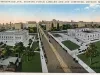 Postcard - 518: - Woodward Ave., Showing Public Library and Art Institute, Detroit, Mich.