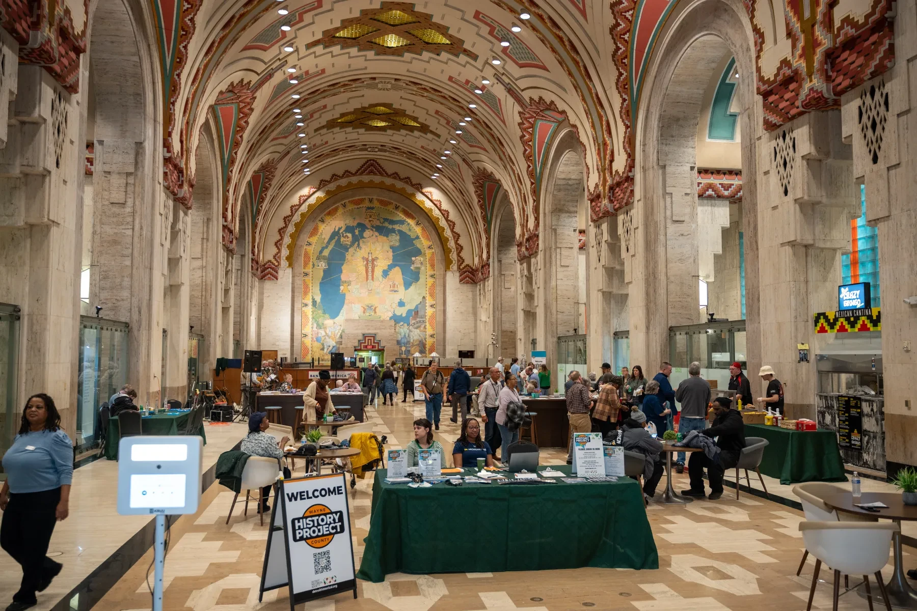2026 view of the retail promenade during an event